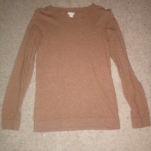 Women's Lightweight Wool Blend Crew Neck Sweater